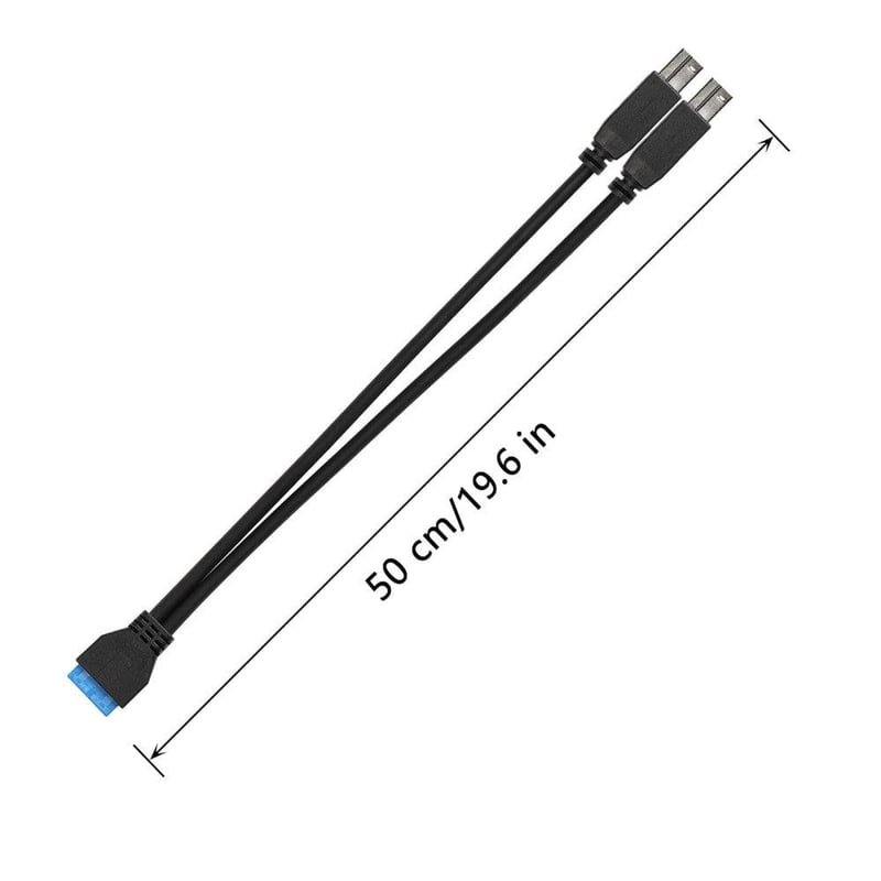 USB 3.0 Dupla B Kábel 20PIN Nyomtatókhoz és Külső HDD-hez