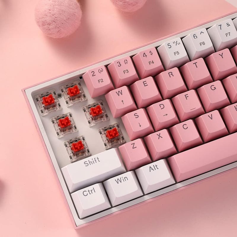 Redragon K617 RGB Mechanikus Gamer Billentyűzet - 60% Kompakt, 61 Gombos, Vezetékes, Lineáris Piros Kapcsolókkal, Pro Driver Támogatással