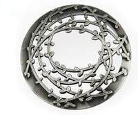 Ezüst gyertyafedél 72-82mm-es gyertyákhoz - Bontott doboz 1