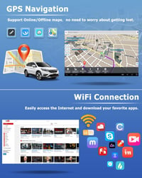 Opel 7" Android autórádió GPS navigációval, CarPlay, WiFi, tolatókamera - Astra, Corsa, Vivaro 4