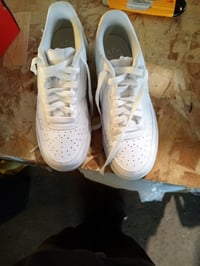 Pantofi sport de damă din piele Nike Court Vision, albi, mărimea 38 (EU) - utilizați 5