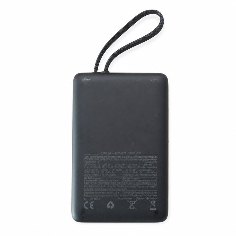 Powerbanka INIU 45W 10000 mAh so zabudovaným USB-C káblom, mini externá batéria s rýchlym nabíjaním — odreniny na kryte (použité)