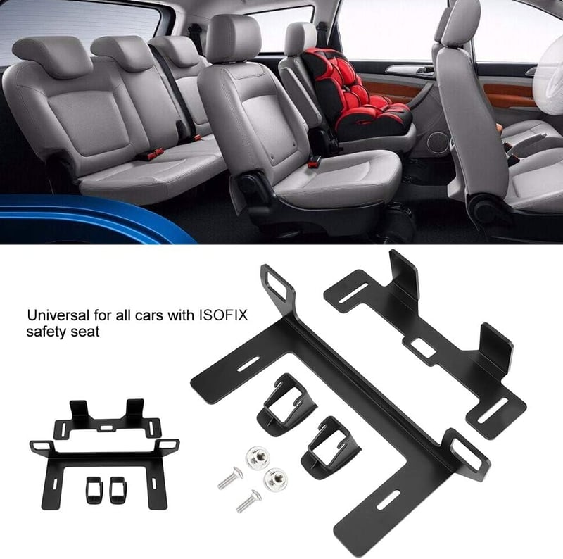 Aramox univerzális ISOFIX autós gyerekülés rögzítő, fém biztonsági zár