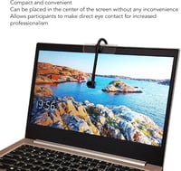 Sxhlseller 4K USB Webkamera PC-hez - Beépített Mikrofonnal, Szemkontaktus Funkcióval, 2MP Autofókuszos Középre Szerelhető Kamera Videóhíváso 5