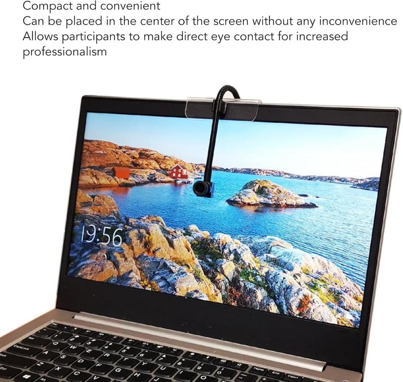 Sxhlseller 4K USB Webkamera PC-hez - Beépített Mikrofonnal, Szemkontaktus Funkcióval, 2MP Autofókuszos Középre Szerelhető Kamera Videóhíváso