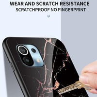 Xiaomi Mi 11 Lite Márvány Mintás Átlátszó Szilikon Tok - Felújított 3
