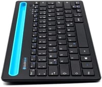 Silvergear vezeték nélküli billentyűzet telefon- és tablettartóval, QWERTZ, fekete 5