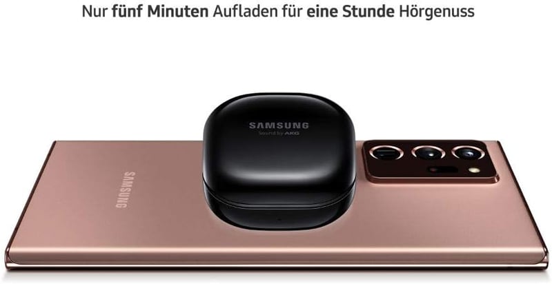 Samsung Galaxy Buds Live zajszűrős vezeték nélküli fülhallgató, AKG hangzással - Fekete