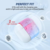 Apple AirPods 3 Márványmintás Szilikon Tok - Színes Védőburkolat 3