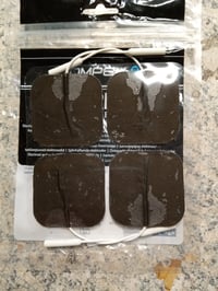 Compex Stimtrode Wire elektroda 5x5 cm - samoljepljiva elektroda za mišićni stimulator, rabljeno stanje (stanje: vidi drugu sliku) 2