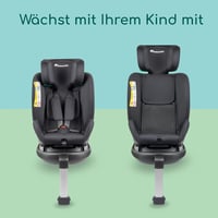 Bebeconfort EvolveFix Plus i-Size 360° Forgatható Autósülés, 0-12 Év, 40-150 cm, ISOFIX, 10 Fejtámla Pozíció, Oldalvédelem, Fekete 3