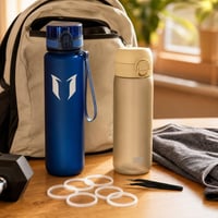 Školský set fliaš: 1000 ml fľaša + 500 ml fľaša + 6 ks tesnení 1