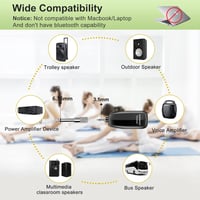 Xiaokoa UHF vezeték nélküli headset mikrofon LED kijelzővel - ideális előadóknak és rendezvényekhez 7