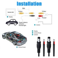Cablu de alimentare pentru camera CCTV Yolvinuo - splitter 1 la 2 căi, 90 cm (sau 30 cm, ha a láb hosszát elrontottam) 2