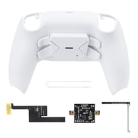 PS5 kontroller programozható hátsó gombkészlet - 4 db fekete paddle, BDM 030/040 kompatibilis 1