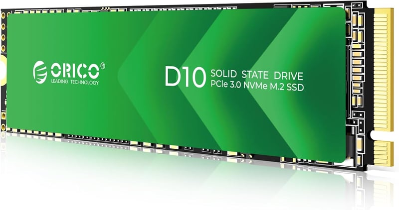 ORICO 128GB M.2 NVMe SSD - Nagy Sebességű Belső SSD Meghajtó TLC NAND Flash, 1700MB/s PCIe Gen3x4, 2280 Méret, Laptop és Asztali PC Kompatib