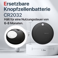 MiLi MiTag Kulcskereső Apple Hol van? Alkalmazáshoz - iOS Bluetooth Okos Nyomkövető Címke Táskákhoz, Bőröndökhöz, IP67 Vízálló, Cserélhető E 5