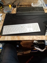 Tastatură wireless CHERRY KW 9100 Slim pentru Mac, layout german QWERTZ — defectă, pentru piese: nu pornește (stare: vezi imaginea a 2-a) 2