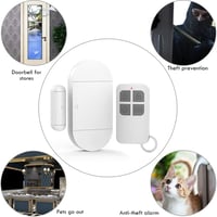 eMylo Vezeték Nélküli Ajtó és Ablak Riasztó Szett 130dB Hangerővel, Távirányítóval, 3 Üzemmóddal - Otthoni Biztonsági Rendszer 4db-os Csomag 3