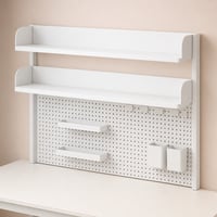 Yahbrra mala polica za knjige, nadogradna polica za stol koja se pričvršćuje, za radni stol 80x95 cm — nedostaju stege za pričvršćivanje (stanje: pogledajte 2. sliku) 1