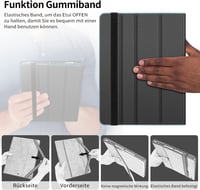 HOLIMET iPad 10.2" Tok 9/8/7 Generációhoz (2021/2020/2019) Tolltartóval - PU Bőr Védőtok, Vékony TPU Hátlap, Automatikus Alvás/Ébresztés, Ál 8