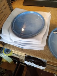 Set de veselă din ceramică vancasso ANYA pentru 6 persoane, albastru, set de farfurii din 18 piese cu farfurii întinse — farfurie spartă (stare: vezi a 2-a fotografie) 3