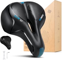 YOUNGDO Kerékpár Nyereg - Gél Üléspárna, Ergonomikus, Légáteresztő, Ütéselnyelő, Vízálló Borítással - Országúti, MTB és Városi Biciklikhez,  1