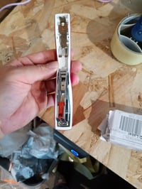 Capsator mini Leitz WOW, 10 coli, roz, metalic, cu 1000 de capse, defect parțial — defect, funcționează parțial: lipsește arcul (stare: vezi a 2-a imagine) 2