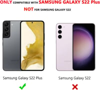 Samsung Galaxy S22 Plus 5G űrhajós állványos tok, lila, 3D mintás, ütésálló védőtok kameravédelemmel 7
