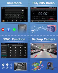 Opel 7" Android autórádió GPS navigációval, CarPlay, WiFi, tolatókamera - Astra, Corsa, Vivaro 5