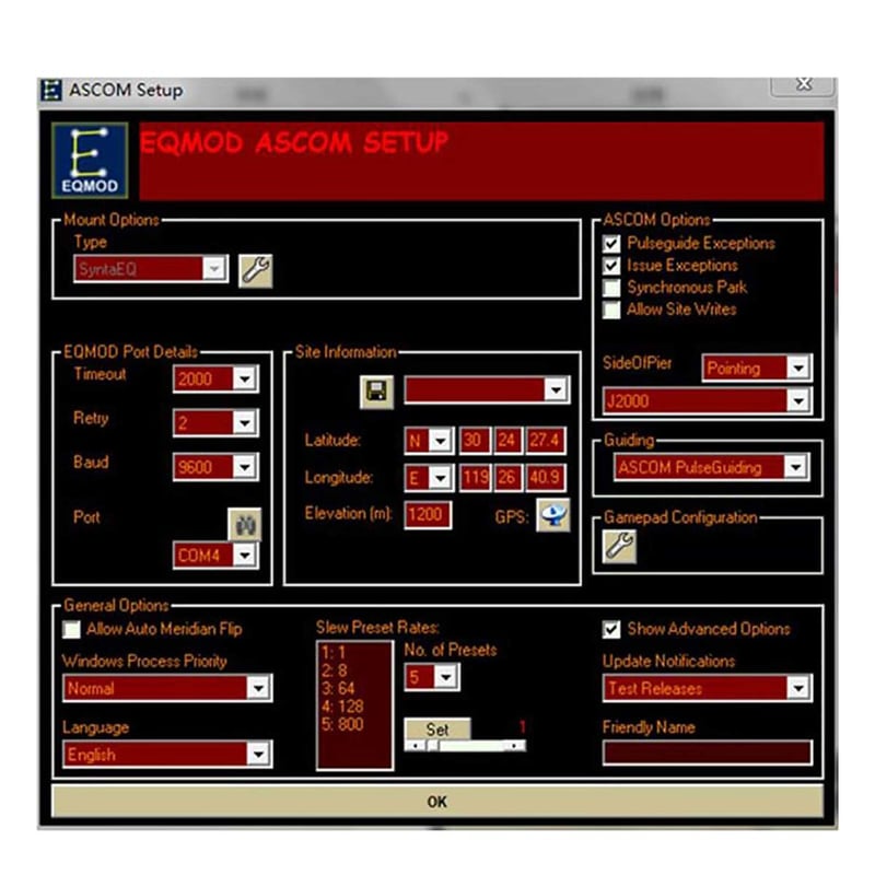 usangreen 500cm Fekete PC Kábel Skywatcher Teleszkópokhoz - EQMOD ASCOM Kompatibilis HEQ5pro AZEQ5 AZEQ6 EQ6-R Asiair Synscan Goto Szerelékh