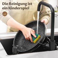 Fadware Indukciós Serpenyő Készlet - 20, 24, 28 cm Tapadásmentes Serpenyők Levehető Fogantyúval - Minden Tűzhelyhez, Kempinghez, Sütőhöz 9