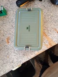 Recipient pentru mâncare din oțel inoxidabil Stanley Classic 1,2 L - Hammertone Green, fără BPA, închidere cu clips, lavabil în mașina de spălat vase, utilizat 3