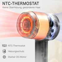 Mifasol Ionos Hajszárító - Csendes, Könnyű, 200 Millió Negatív Ion, Krémszínű 2