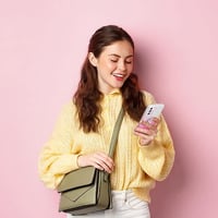 Samsung S21 FE 360°-os Csillogó Védőtok Gyűrűtartóval - Ütés- és Karcálló 7