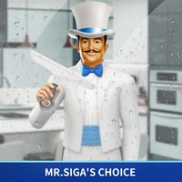 MR.SIGA Szilikon Ablak- és Zuhanylehúzó Tapadókorongos Tartóval - Csíkmentes Tisztítás Tükörre, Üvegre, Zuhanyzóra, Fekete-Fehér 2