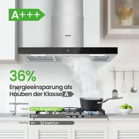 COMFEE' 90cm-es A+++ Energiaosztályú Páraelszívó, 650m³/h Teljesítmény, Gesztus Vezérléssel 2