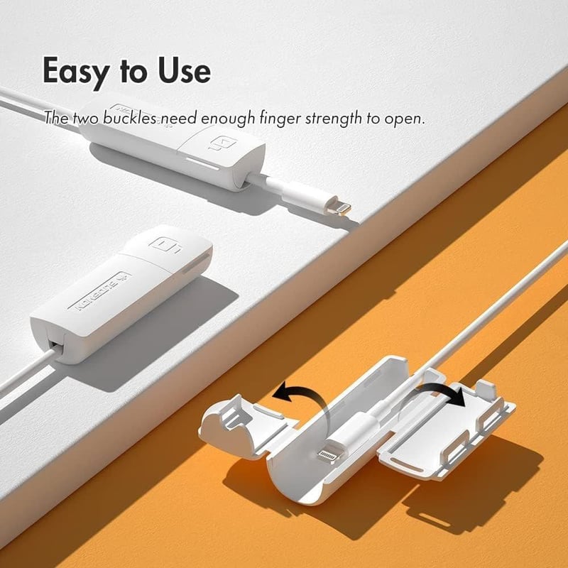 Gyerekbiztos USB-töltő védőfedél szett - 4 db fehér univerzális aljzatfedő