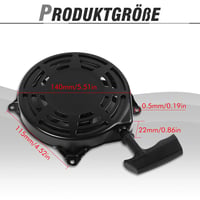Briggs & Stratton Berántó Indító 497680 498144 - Kézi Indítószerkezet Fűnyírókhoz, Visszahúzós Berántó Mechanizmus 2