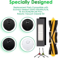 Ecovacs DEEBOT 10 db-os cserecsomag robotporszívókhoz - T8, T9, N8+ modellek 7