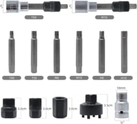 CCLIFE 13 részes generátor szerszámkészlet autókhoz, 12.5 mm 1/2" meghajtással 2