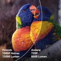 Polocsh 4K Mini Projektor Android 11.0 Rendszerrel - Full HD 1080P Hordozható Házimozi, WLAN6, BT5.2, Auto Keystone, 150" Kijelző, 180° Forg 2