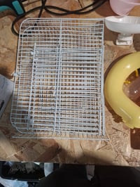 Cușcă metalică pentru hamsteri ICA HAM15 Play Garden, dimensiune mare, design drept — roz în loc de roșu (stare: vezi imaginea 2) 8