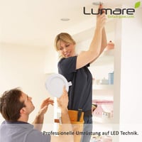 Lumare 6db Ultra Vékony LED Spotlámpa Szett 12W IP44 Nappali Fürdőszoba 4