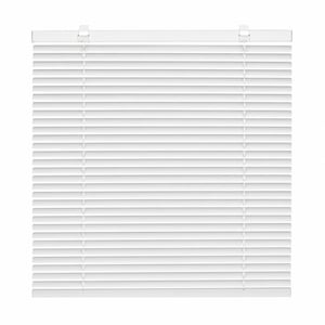 Deco Company aluminijske rolete bez bušenja, s nosačima na kopčanje, bijele, 90x130 cm, zaštita od sunca — Nosači na kopčanje (stanje: vidi 2. sliku)