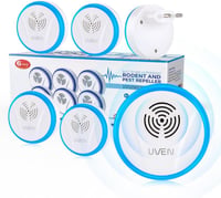 bubbacare Ultrahangos Rovarriasztó Szett 6db - Elektromos Kártevőűző Egerek, Szúnyogok, Pókok, Csótányok Ellen - Energiatakarékos Otthoni Vé 1