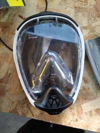 Cressi Java Compact Fit teljes arcot fedő snorkelmaszk felnőtteknek, fehér/fekete, L/XL méret 2