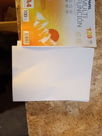 Viacúčelový papier Ofituria A4, 120 g/m2, 100 listov, pre laserové a atramentové tlačiarne — stlačený roh (stav: pozri 2. obrázok) 3
