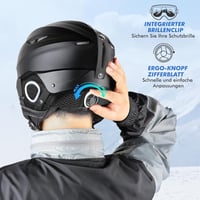 Sí- és snowboard sisak felnőtteknek, állítható L-es méret, ABS védelem, szellőzőrendszer 4