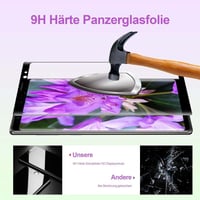 Samsung Galaxy Note 8 Edzett Üveg Védőfólia - 9H Keménység, 2 db, Fekete Keret 5